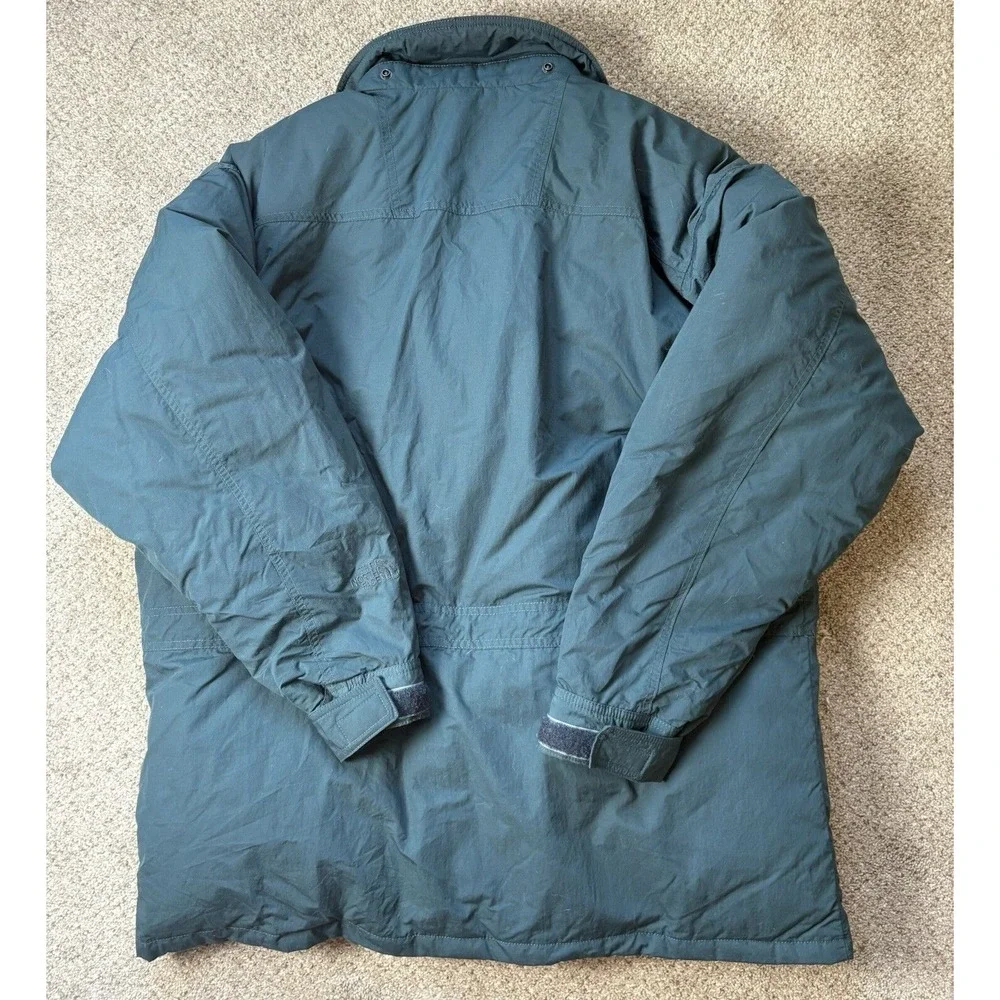The North Face Vintage Green Goose Down Puffer Quilted Ski Jacket Mens Large - Picture 9 of 14